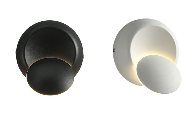 2303  NEW  LED Wall Light Rotatable 350 Degree Modern Indoor Wall Lamp Adjustable Angle Lighting Direction Wall Sconce Lighting Fixtures for Living Room Bedroom Bathroom Room Hallway, Warm White  6702