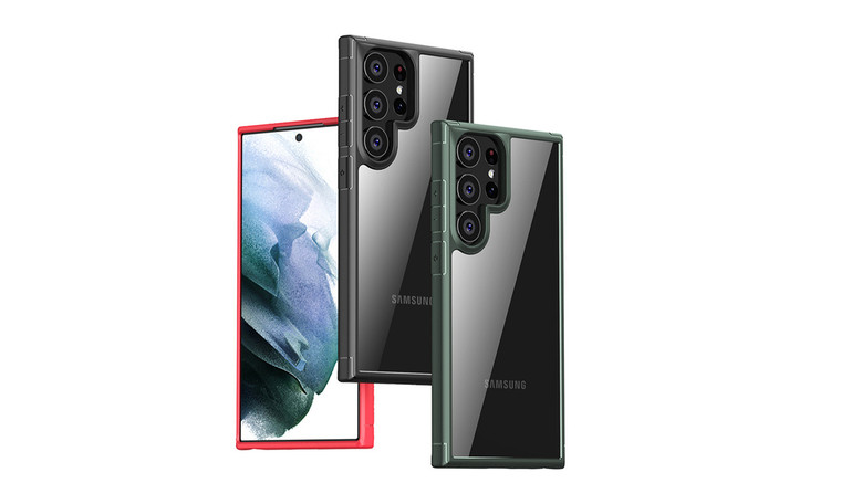 2304 NEW Samsung S23 phone transparent anti drop protective case 6409