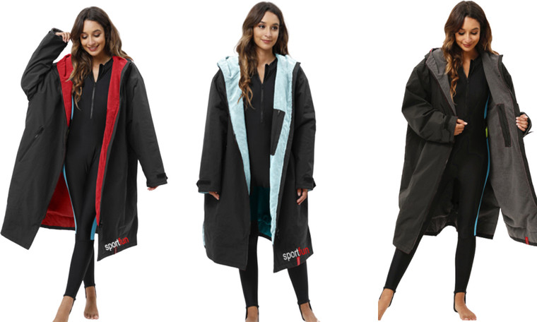 2304  NEW Long sleeved double layered anti splash hood zipper classic water sports plush insulation jacket  6823