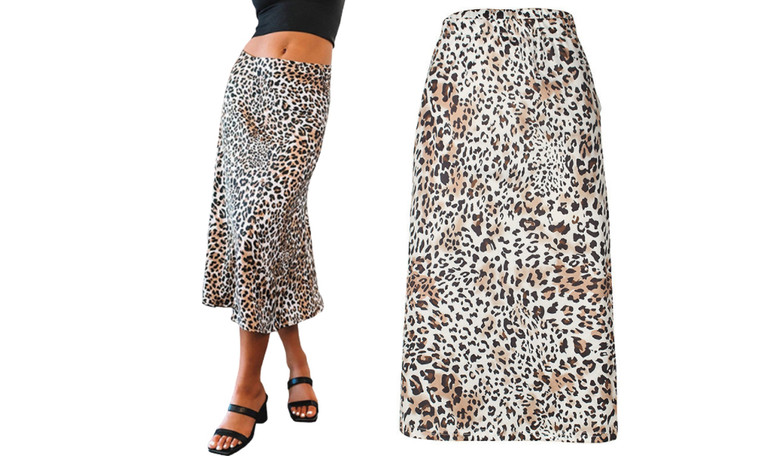 2304 NEW Women's leopard print sexy casual skirt  6895