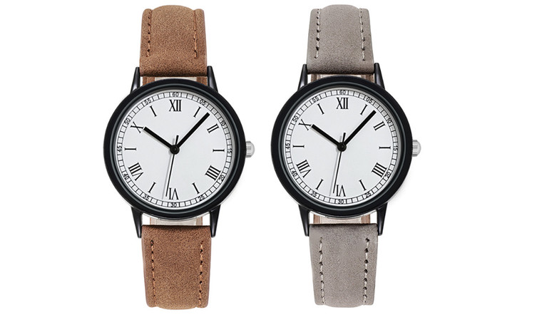 2305 NEW Women's watch Women's watch Simple Roman numerals frosted belt wrist watch 7125 LA