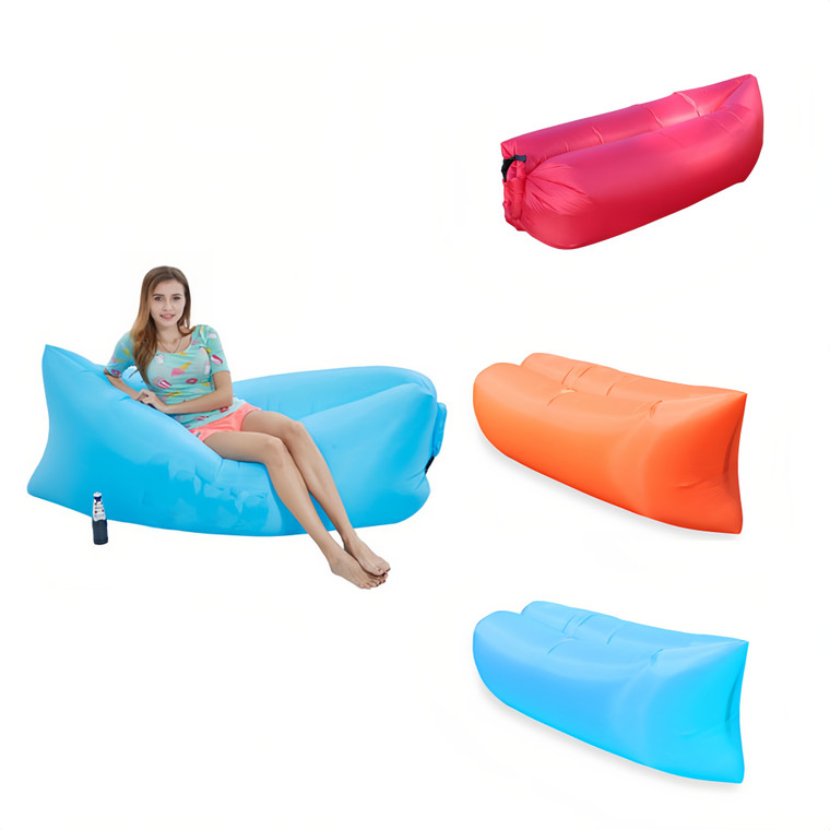2306  NEW  Outdoor portable lazy inflatable sofa Water beach Grassland park Air bed sofa  6773