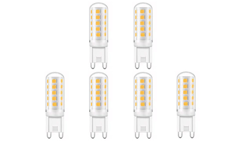2306 NEW 6PC-G9 Bead Pin No Strobe LED Corn Bulb 7424