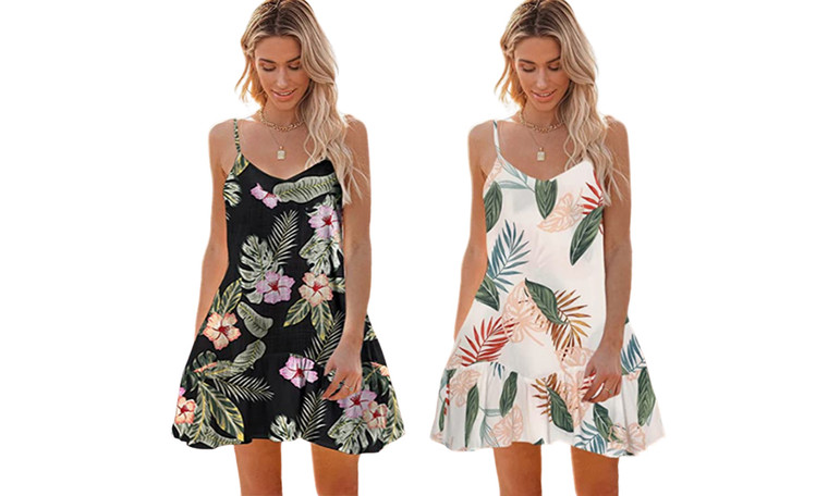 2307 NEW Summer V-neck Slip dress dress 7520LA