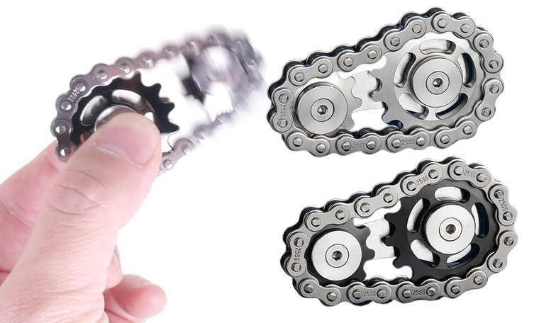 2307 NEW Chain tooth precision stainless steel gear Fidget spinner 7542