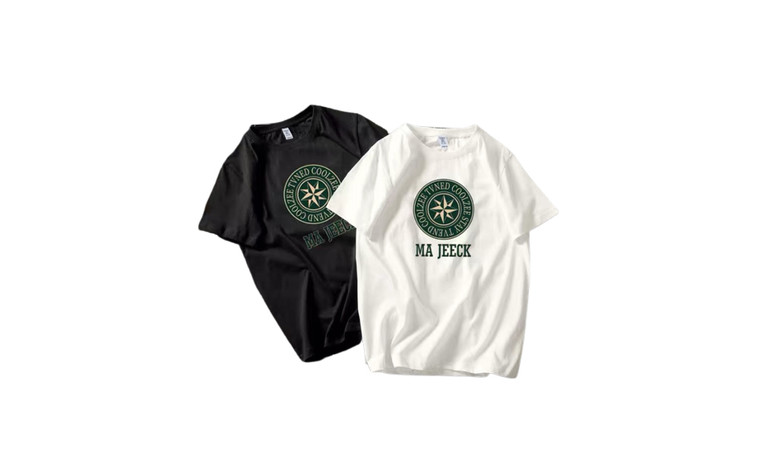 2307 NEW  Short sleeved men's T-shirt Loose fitting T-shirt 7392LA