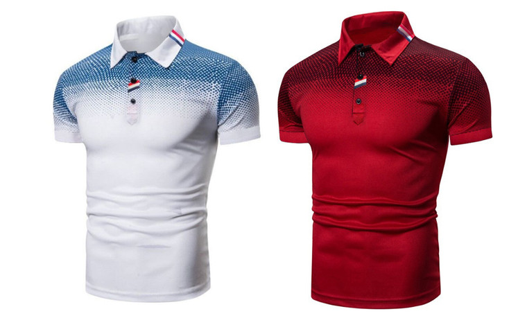 2307 NEW Men's top polo shirt polo shirt T-shirt  7397 LA