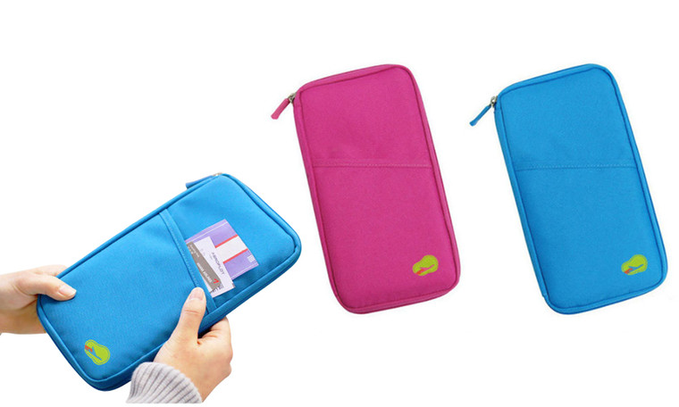 2308 NEW Multifunctional travel passport ticket holder storage bag 7884LA