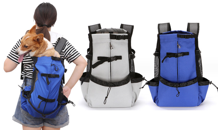 2308 NEW  Pet backpack, dog, cat, convenient for going out, chest bag, leisure travel pet bag 7929