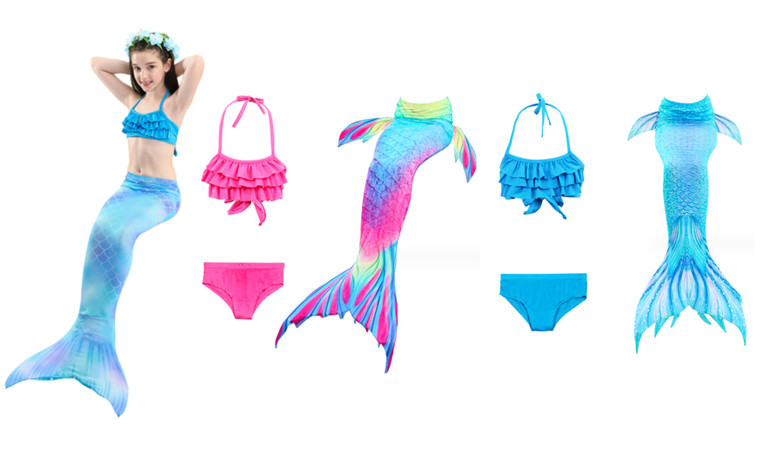 2308 NEW Mermaid Tail Swimwear Mermaid Swimwear Mermaid Clothing Bikini Set 7956LA
