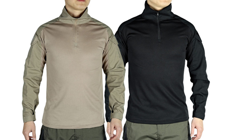 2308 NEW Men's solid color outdoor breathable long sleeved top for training 7972LA