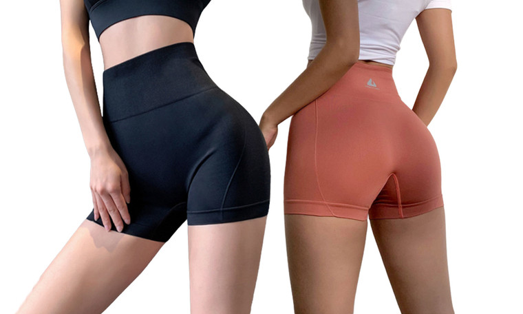 2309 NEW Summer fitness shorts, high waisted tight and quick drying yoga pants 8117 la