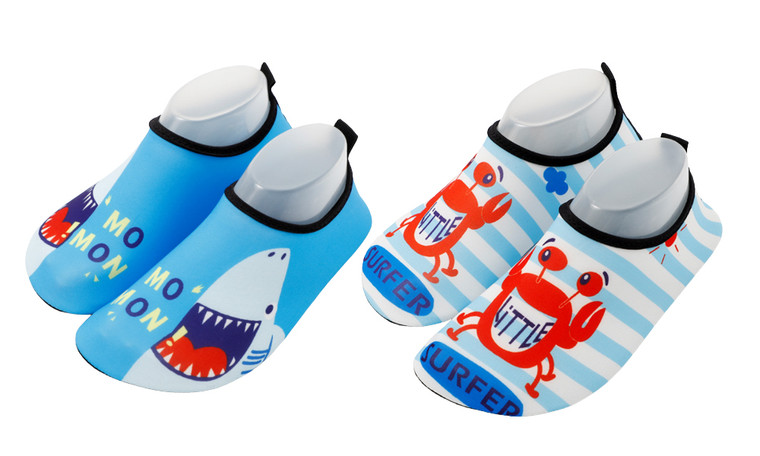 2404 NEW Boys' quick drying soft sole anti slip wading breathable floor beach shoes 8165 la