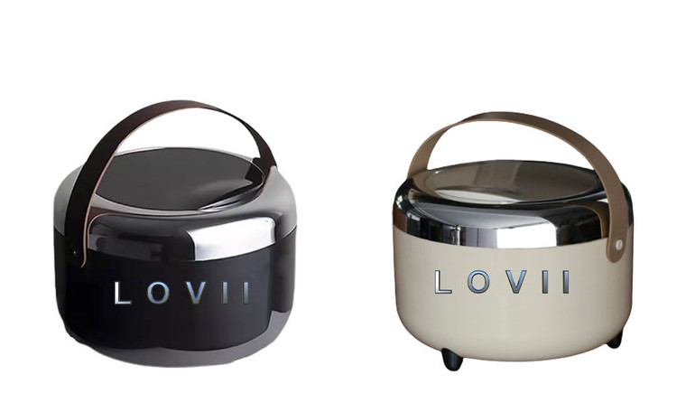 2311  NEW LOVII Desktop trash can home mini retro storage barrel  7670  GB