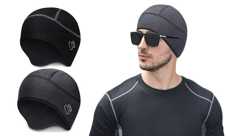 2311 NEW Winter cycling hat, safety helmet, thin velvet lining, warm sports hat 8305LA