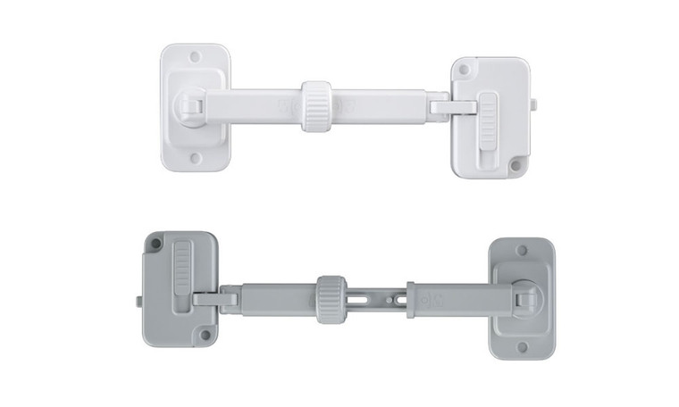 2402  2PC non punching window limiter, window latch, child safety lock, anti-theft moving window lock 8370