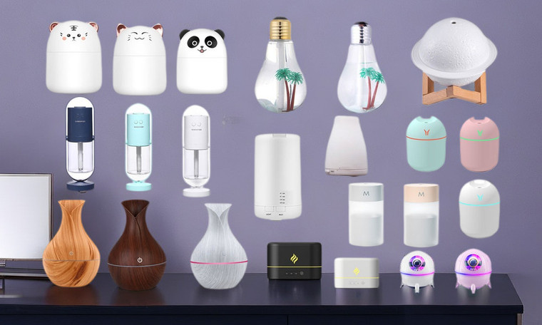 NEW Quiet Spray Desktop Small Humidifier 7691