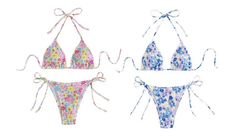 2405NEW-Sexy three -point strap bikini 6953
