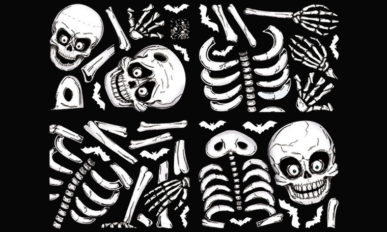 2405NEW-Skeleton decorative wall sticker6965