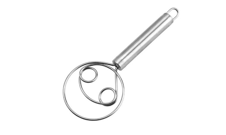 2406 NEW  Stainless steel mixer, flour cake mixer, kitchen handheld mixer, non stick quick egg mixer 8489LA