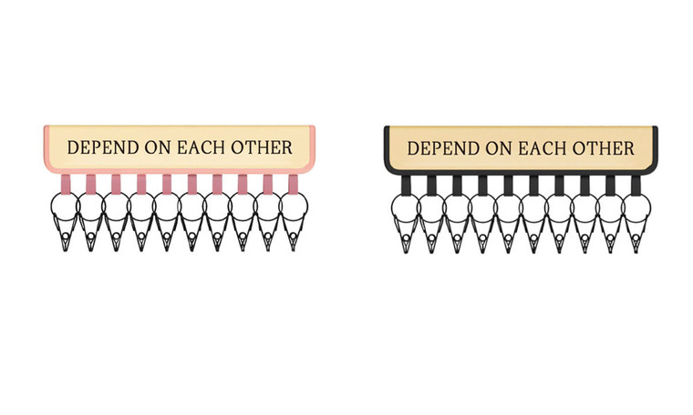 2406 NEW Storage tool hook, household multi clip clothes rack 8629