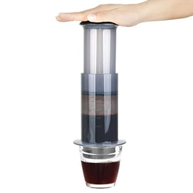 2406 NEW Portable hand flushing drip filter, manual travel coffee machine 8640