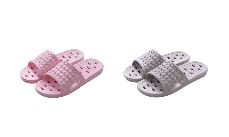 2407 NEW Hollow filter bathroom home anti slip slippers 8668