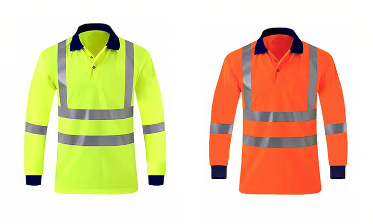 NEW  2408  Long-sleeved thin reflective PLOL shirt T-shirt 8534