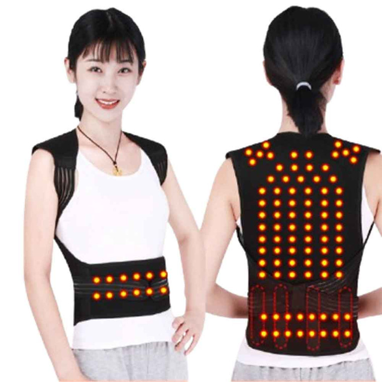 2409NEW-98 Magnets Waist Belt and Shoulder Pad Warm Vest 8758