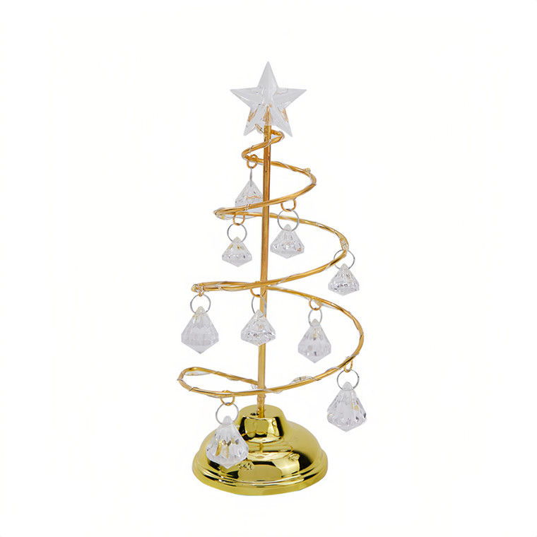 NEW  2410  Glowing Xmas Tree Tabletop Decor 8571