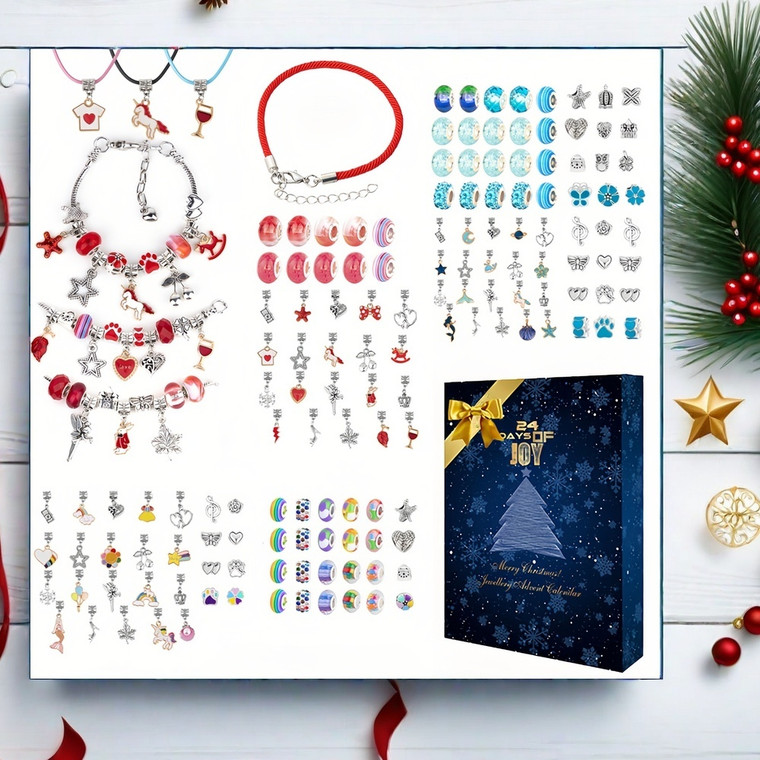 NEW  2410 Xmas 24 Days Bracelet Advent Calendar 8574