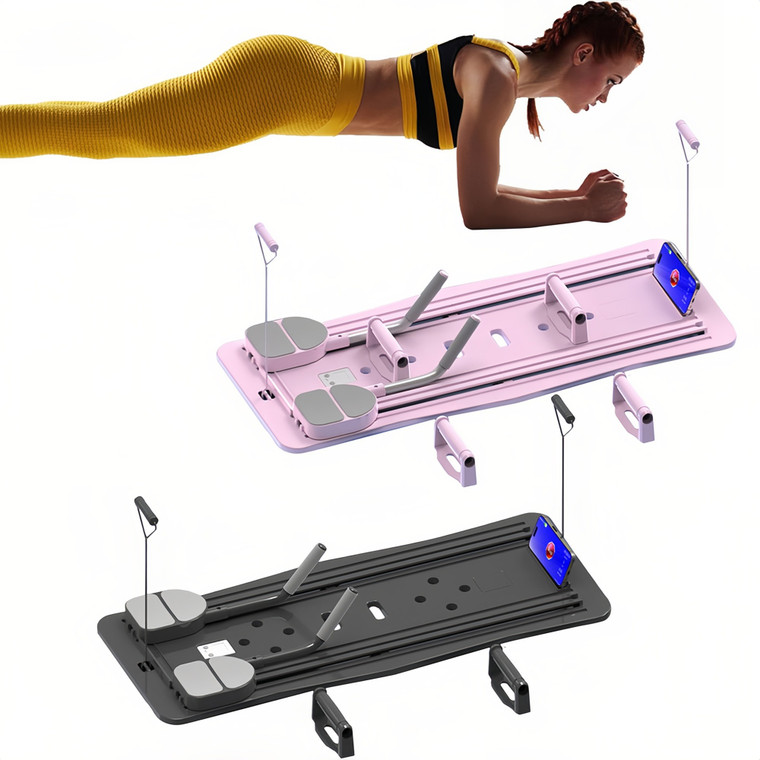 NEW  2501 Multifunctional Ab Wheel  Chest And Abdominal Exercise Board  Multi-Functional Ab Exercise Board Plank Trainer  Automatic Rebound Ab Roller  9025
