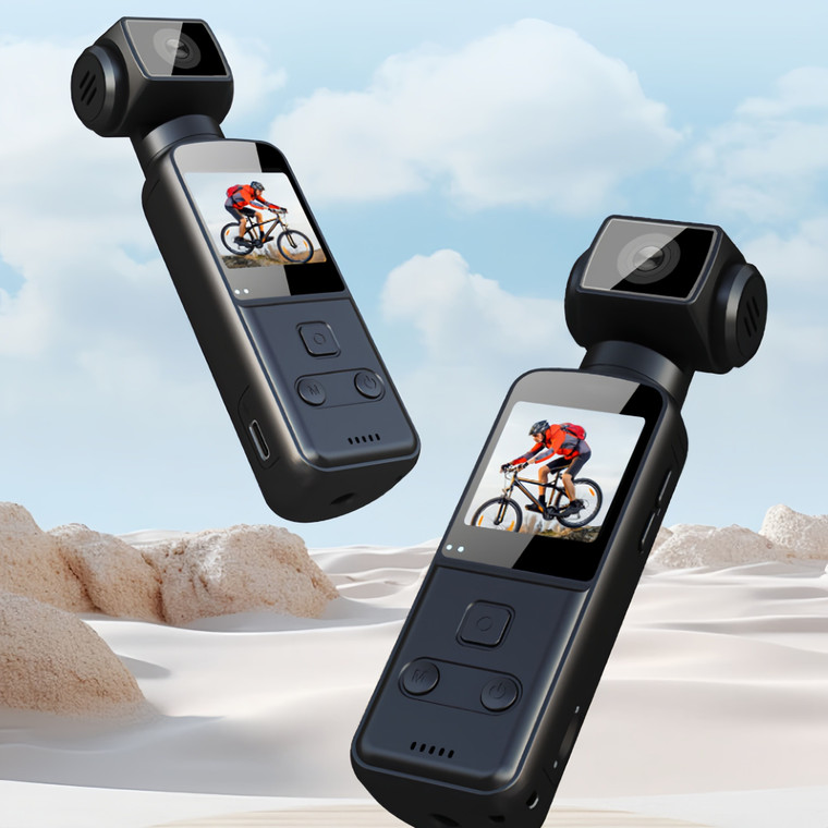 NEW  2502  4K HD Anti-Shake Pocket K1 Sports Camera Mini Handheld Camera Outdoor Cycling Video Camera 9027