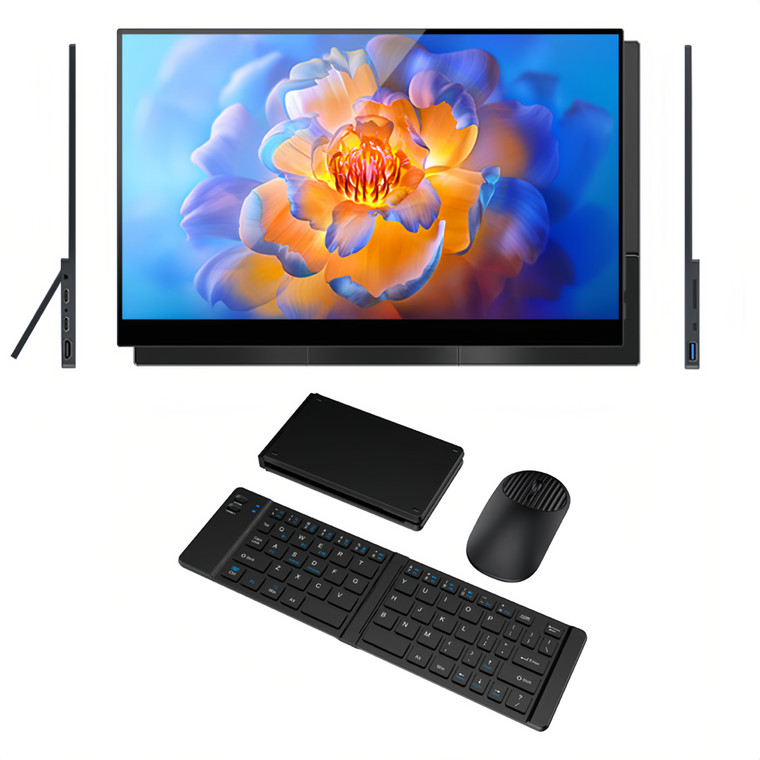 NEW  2503 13.3in Portable Touch Screen Display For Mobile Gaming Computer Gaming High-Definition External Screen  Optional Mouse and Keyboard Set 9057