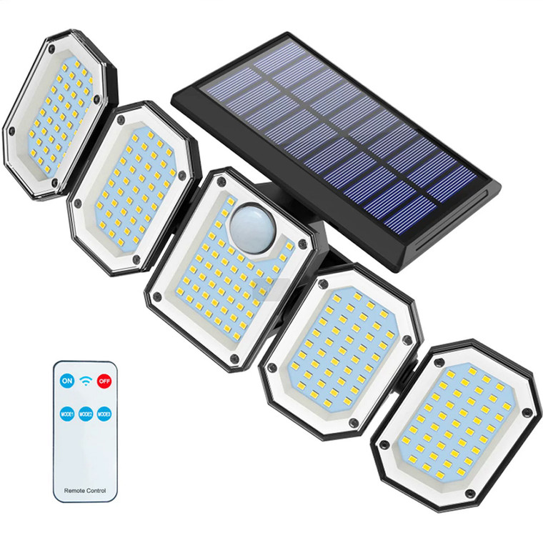 NEW  2503  Solar garage waterproof light human body induction light remote control lighting   9401
