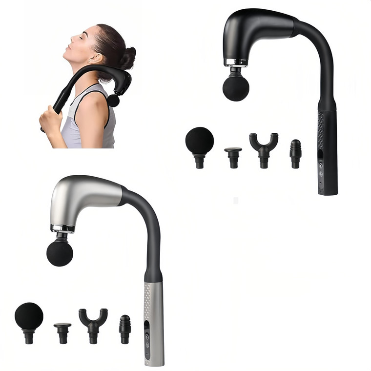 NEW  2503  U Massage Gun with Extended Handle Vibration Massager  9080