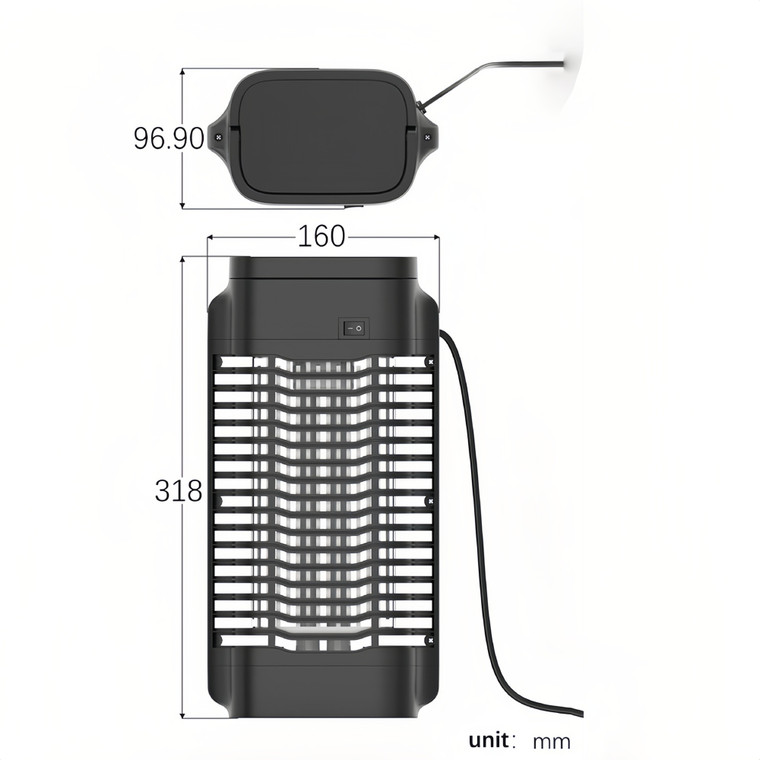 NEW  2505  Mosquito Killer Lamp Electric Insect Killer Moth Killer Lamp  9414