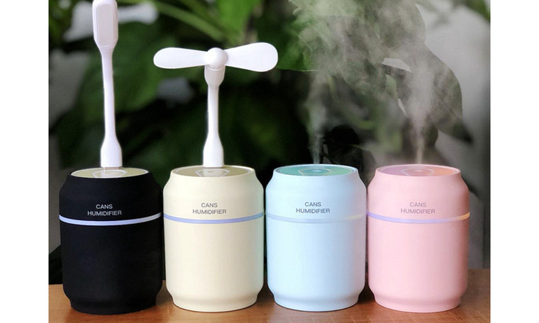 Humidifier small fan LED household nightlight-6946