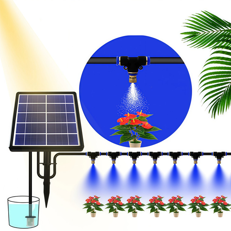 NEW 2507 Spray solar flower watering machine 9342