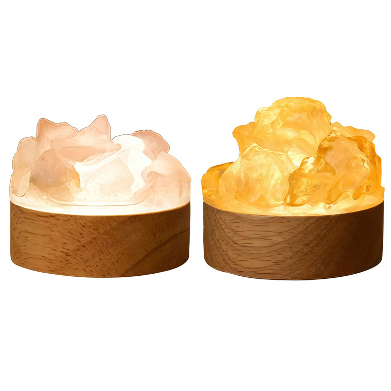 NEW  2507 Natural crystal cluster eye protection atmosphere night light 9527