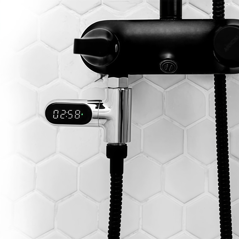 NEW 2507 LED showerhead thermometer 2pcs 9351