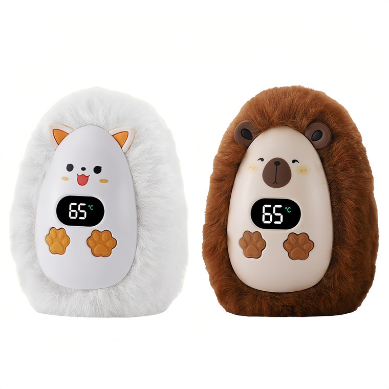 NEW 2509 Mini Plush Rechargeable Hand Warmer Handheld USB 9566