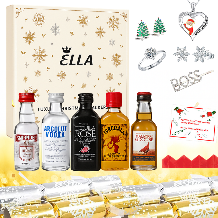 NEW  2509 10-Inch Luxury Christmas Crackers 6/12pcs  9907