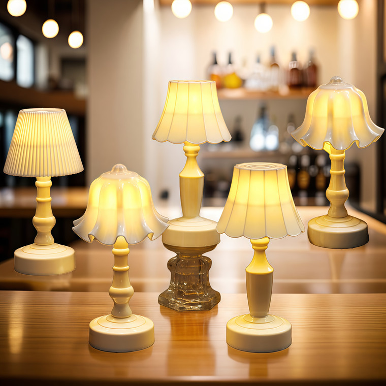 NEW  2510 3Pcs LED Night Light Miniature Nordic Table Lamp 9486