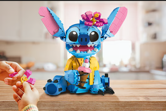 Stitch Inspired Building Block Kit For Kids - Ages 9+