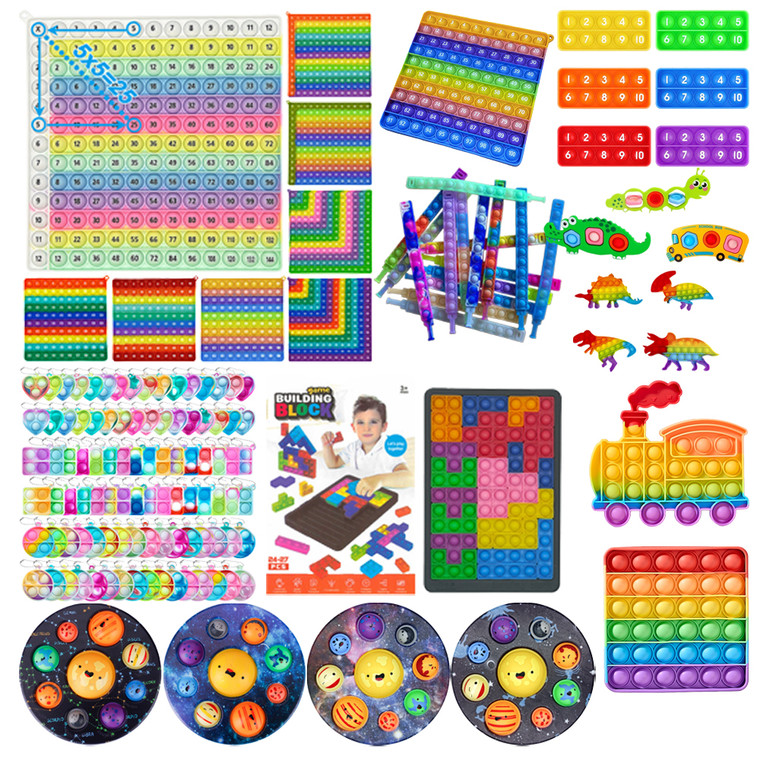 NEW 2511 Stress-relieving and educational Children's Finger Press Sensory Bubble Fun Series 9870