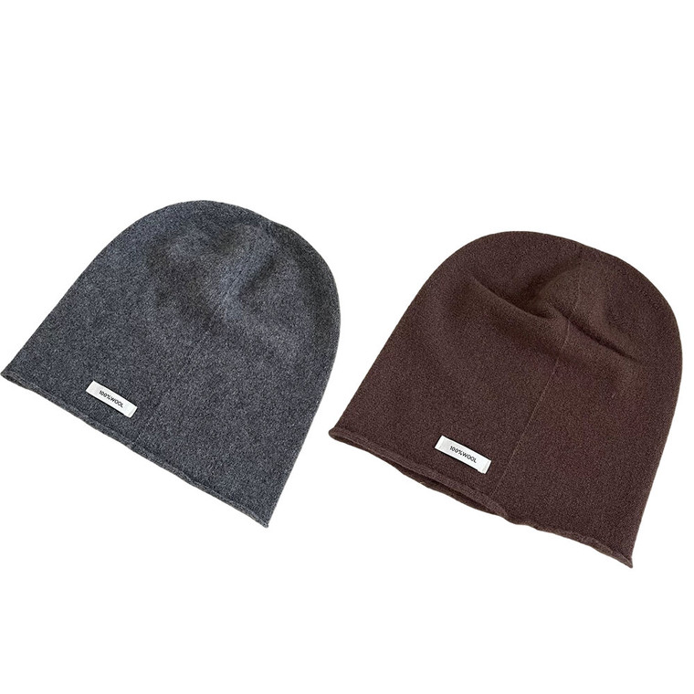 NEW 2601 Pure Wool Slouchy Beanie Hat 9973