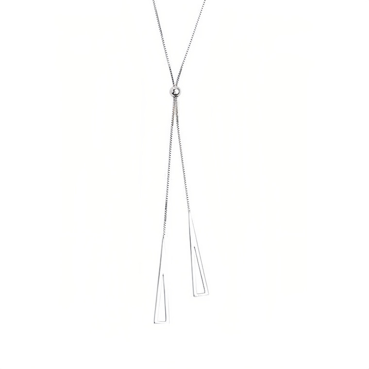 NEW 2602  Elegant Adjustable Y-Style Necklace with Modern Drop Design  9990