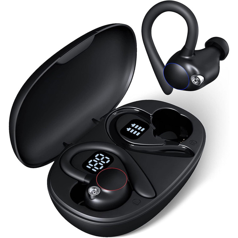 NEW 2603  Wireless Sports Earbuds with Ear Hooks | Bluetooth 5.2 Over-Ear Headphones, Secure Fit, Long Battery Life for Running, Gym & Outdoor Y033