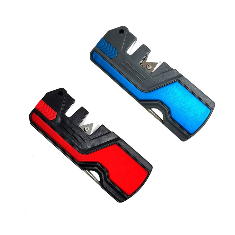 NEW 2603  6-In-1 Knife Sharpener Tool with Tungsten Steel and Ceramic Rod  Y037